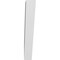 Ekena Millwork 3 1/2-in. W x 16-in. D x 24-in. H Traditional Architectural Grade PVC Knee Brace BRCP035X16X24TRA - alternate 4